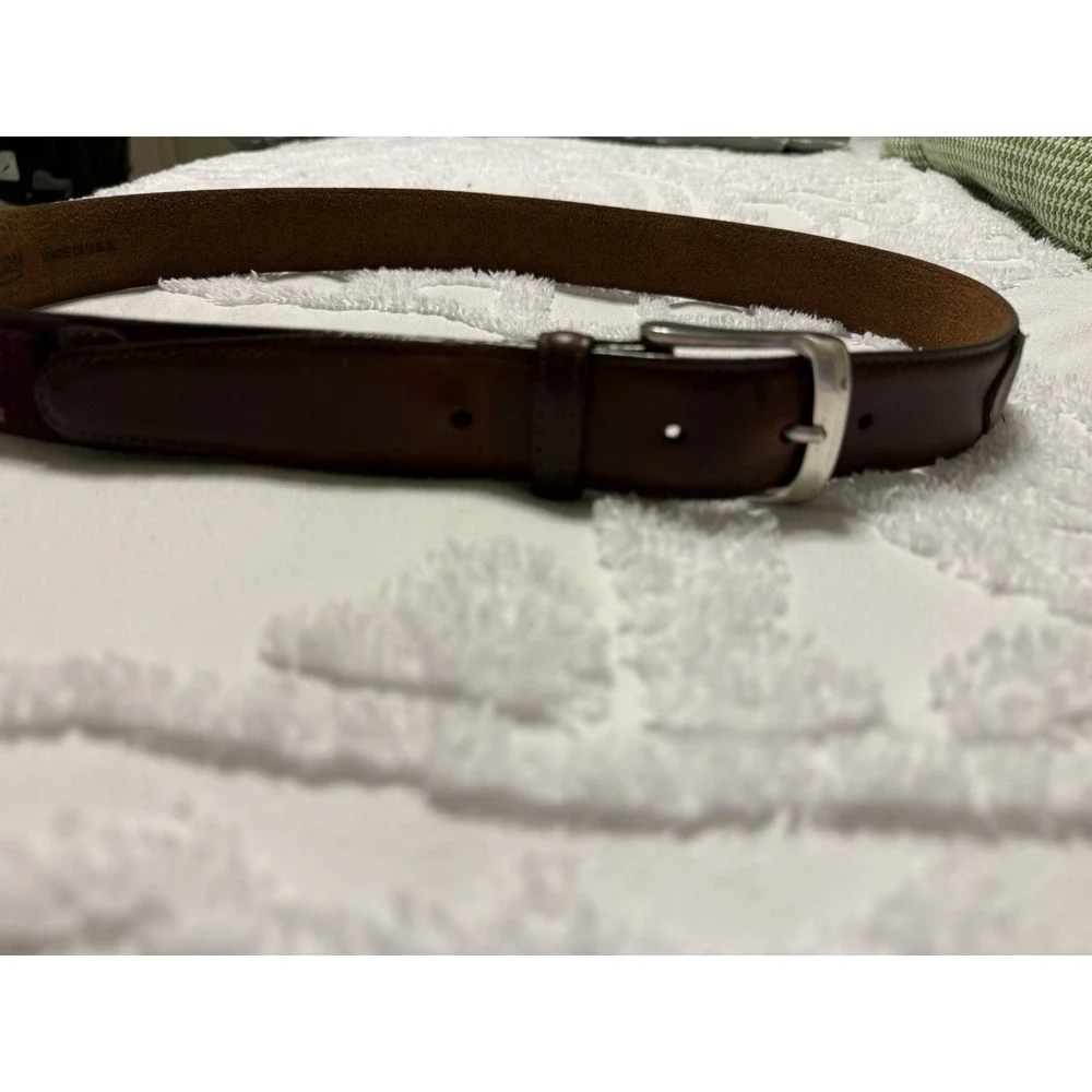 Men's Brighton Fabric/ Leather Laced Belt #30985 Size 36